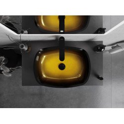 Mexen Araks  sticla  Lavoar pe blat  54 x 39 cm, auriu - 24155451