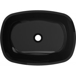 Mexen Araks  sticla  Lavoar pe blat  54 x 39 cm,  negru - 24155470