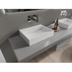 Mexen Ava  Lavoar pe blat  kompozit B/O 50 x 38 cm,  alb - 23015000