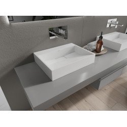 Mexen Ava  Lavoar pe blat  kompozit B/O 50 x 38 cm,  alb - 23015000