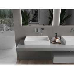 Mexen Ava  Lavoar pe blat  kompozit B/O 60 x 38 cm,  alb - 23016000