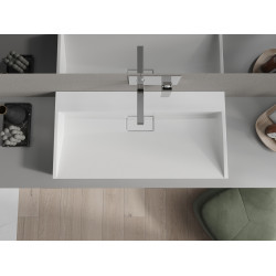 Mexen Ava  Lavoar pe blat  kompozit B/O 90 x 46 cm,  alb - 23019000