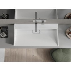 Mexen Ava  Lavoar pe blat  kompozit B/O 90 x 46 cm,  alb - 23019000