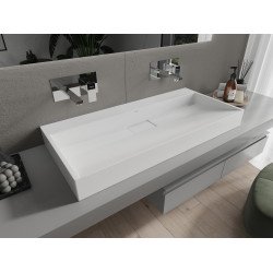 Mexen Ava  Lavoar pe blat  kompozit B/O 100 x 46 cm,  alb - 23011000