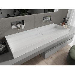 Mexen Ava  Lavoar pe blat  kompozit B/O 120 x 46 cm,  alb - 23011200