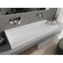 Mexen Ava  Lavoar pe blat  kompozit B/O 120 x 46 cm,  alb - 23011200