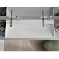 Mexen Ava  Lavoar pe blat  kompozit B/O 120 x 46 cm,  alb - 23011200