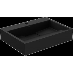 Mexen Ava  Lavoar pe blat  kompozit 1/O 50 x 38 cm,  negru - 23015071 Lavoar pe blat fara gaura beterie 467680 Mexen
