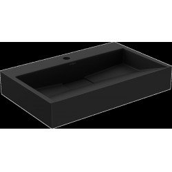 Mexen Ava  Lavoar pe blat  kompozit 1/O 60 x 38 cm,  negru - 23016071