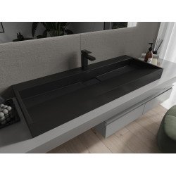 Mexen Ava  Lavoar pe blat  kompozit 1/O 120 x 46 cm,  negru - 23011271