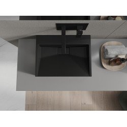 Mexen Ava  Lavoar pe blat  kompozit B/O 50 x 38 cm,  negru - 23015070