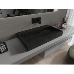 Mexen Ava  Lavoar pe blat  kompozit B/O 80 x 46 cm,  negru - 23018070