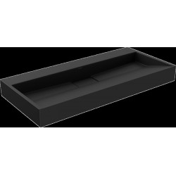 Mexen Ava  Lavoar pe blat  kompozit B/O 100 x 46 cm,  negru - 23011070