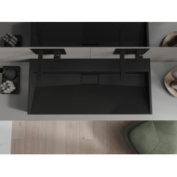 Mexen Ava  Lavoar pe blat  kompozit B/O 100 x 46 cm,  negru - 23011070