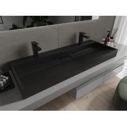 Mexen Ava  Lavoar pe blat  kompozit 2/O 120 x 46 cm,  negru - 23011272