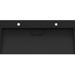 Mexen Ava  Lavoar pe blat  kompozit 2/O 100 x 46 cm,  negru - 23011072