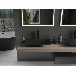 Mexen Esper  Lavoar pe blat  kompozit 60 x 38 cm,  negru - 23036071