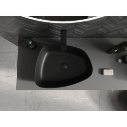 Mexen Ono  Lavoar pe blat  kompozit 51 x 39 cm,  negru - 23045171