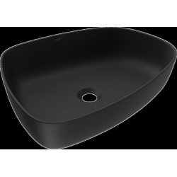 Mexen Ono  Lavoar pe blat  kompozit 51 x 39 cm,  negru - 23045171 Lavoar pe blat fara gaura beterie 467680 Mexen