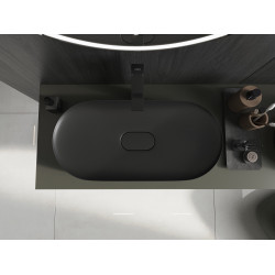 Mexen Sofia  Lavoar pe blat  kompozit 70 x 35 cm,  negru - 23067071