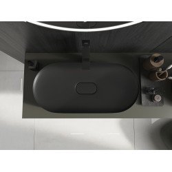 Mexen Sofia  Lavoar pe blat  kompozit 70 x 35 cm,  negru - 23067071