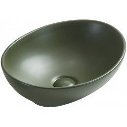 Mexen Elza  Lavoar pe blat  40 x 33 cm,  kaki mat - 21014043 Lavoar pe blat fara gaura beterie 467680 Mexen