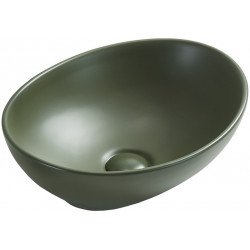 Mexen Elza  Lavoar pe blat  40 x 33 cm,  kaki mat - 21014043 Lavoar pe blat fara gaura beterie 467680 Mexen