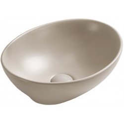 Mexen Elza  Lavoar pe blat  40 x 33 cm,  beige mat - 21014066 Lavoar pe blat fara gaura beterie 467680 Mexen