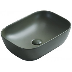 Mexen Rita  Lavoar pe blat  45 x 32 cm,  kaki mat - 21084543 Lavoar pe blat fara gaura beterie 467680 Mexen