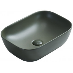 Mexen Rita  Lavoar pe blat  45 x 32 cm,  kaki mat - 21084543 Lavoar pe blat fara gaura beterie 467680 Mexen