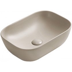 Mexen Rita  Lavoar pe blat  45 x 32 cm,  beige mat - 21084566 Lavoar pe blat fara gaura beterie 467680 Mexen