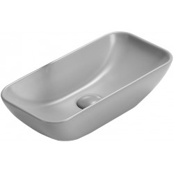 Mexen Klara  Lavoar pe blat  46 x 23 cm,  gri   mat - 21564661 Lavoar pe blat fara gaura beterie 467680 Mexen