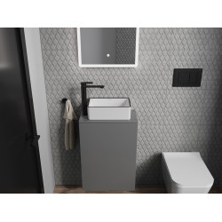 Mexen Nadia  Lavoar pe blat  36 x 23 cm, alb/ negru - 21613607