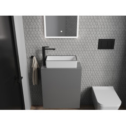 Mexen Nadia  Lavoar pe blat  46 x 23 cm, alb/ negru - 21614607