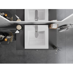 Mexen Atena Lavoar ingropat in blat  41 x 41 cm, alb  - 25014100