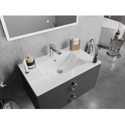 Mexen Atena Lavoar ingropat in blat  75 x 46 cm, alb  - 25017500