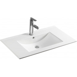 Mexen Atena Lavoar ingropat in blat  80 x 46 cm, alb  - 25018000 Lavoar cu gaura baterie 467680 Mexen