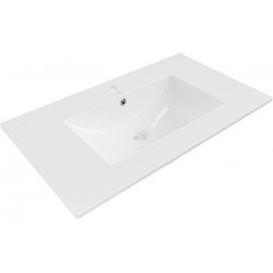 Mexen Atena Lavoar ingropat in blat  80 x 46 cm, alb  - 25018000 Lavoar cu gaura baterie 467680 Mexen