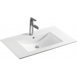 Mexen Atena Lavoar ingropat in blat  80 x 46 cm, alb  - 25018000 Lavoar cu gaura baterie 467680 Mexen