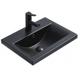 Mexen Emma Lavoar ingropat in blat  51 x 39 cm, negru  mat - 25055185 Lavoar cu gaura baterie 467680 Mexen