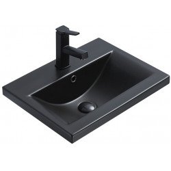 Mexen Emma Lavoar ingropat in blat  51 x 39 cm, negru  mat - 25055185 Lavoar cu gaura baterie 467680 Mexen