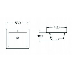 Mexen Lora Lavoar ingropat in blat  53 x 46 cm, alb  - 25365300