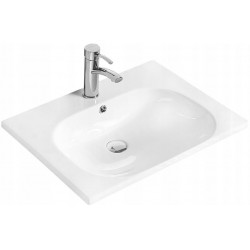 Mexen Erika Lavoar ingropat in blat  60 x 46 cm, alb  - 25526000 Lavoar cu gaura baterie 467680 Mexen