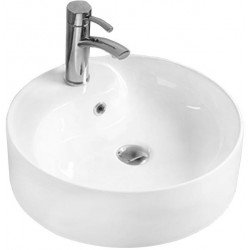 Mexen Lila Lavoar pe blat  46 x 46 cm, alb  - 21824600 Lavoar cu gaura baterie 467680 Mexen