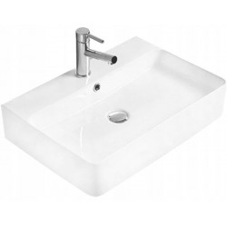 Mexen Benita Lavoar pe blat  60 x 41 cm, alb  - 21396000 Lavoar cu gaura baterie 467680 Mexen