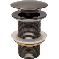 Mexen  ventil klik-klak  runda , grafit - 79910-66 Ventil klik-klak 467680 Mexen