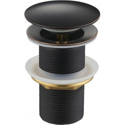 Mexen  ventil klik-klak  runda ,  negru   antic - 79910-79 Ventil klik-klak 467680 Mexen