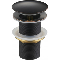 Mexen  ventil klik-klak  runda ,  negru   antic - 79910-79 Ventil klik-klak 467680 Mexen