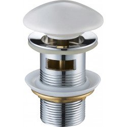 Mexen  ventil klik-klak  runda  cu preaplin ,  alb  ceramica - 79920-25 Ventil klik-klak 467680 Mexen