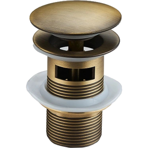 Mexen  ventil klik-klak  runda  cu preaplin ,  bronz antic  - 79920-30